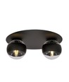 Solar 2 Svart/Rand taklampa - Ø14 cm, E14, 230V, utan ljuskälla