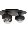 Solar 3 Svart/Randig taklampa - Ø14 cm, E14, 230V, utan ljuskälla