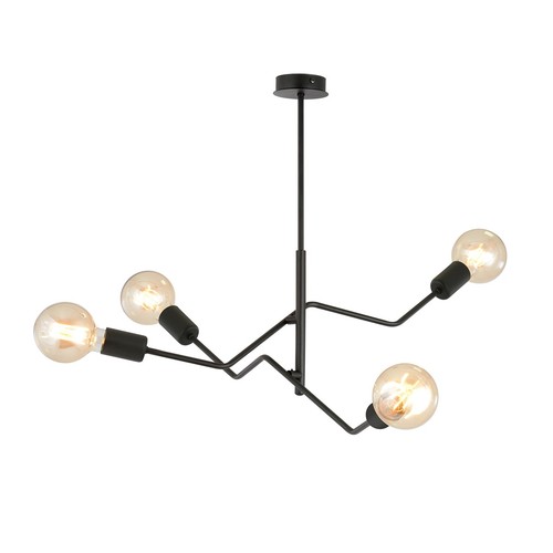 Frix 4 Svart taklampa - E27, 230V, utan ljuskälla