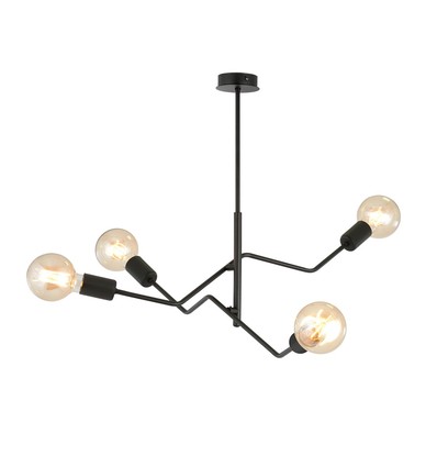 Frix 4 Svart taklampa - E27, 230V, utan ljuskälla