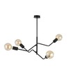 Frix 4 Svart taklampa - E27, 230V, utan ljuskälla