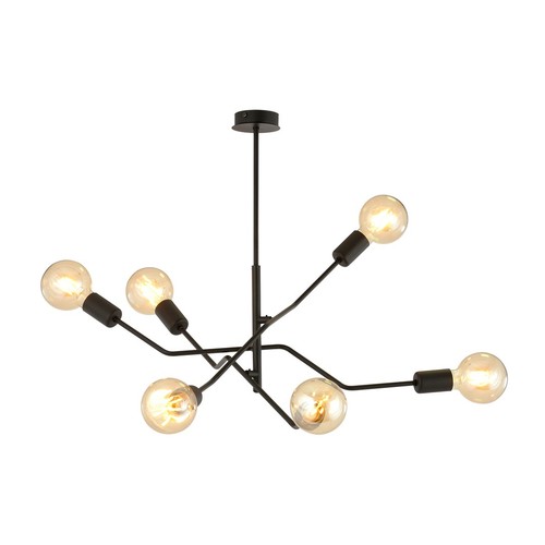 Frix 6 Svart taklampa - E27, 230V, utan ljuskälla