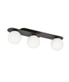 Plaza 3 Svart/Opal taklampa - Ø15 cm, E14, 230V, utan ljuskälla