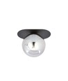 Plaza 1 Svart/Grafit taklampa - Ø14 cm, E14, 230V, utan ljuskälla