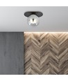 Plaza 1 Svart/Grafit taklampa - Ø14 cm, E14, 230V, utan ljuskälla