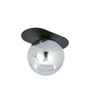 Plaza 1 Svart/Grafit taklampa - Ø14 cm, E14, 230V, utan ljuskälla