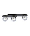 Plaza 3 Svart/Grafit taklampa - Ø14 cm, E14, 230V, utan ljuskälla