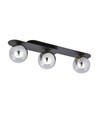 Plaza 3 Svart/Grafit taklampa - Ø14 cm, E14, 230V, utan ljuskälla