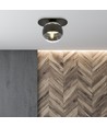 Plaza 1 Svart/Rand taklampa - Ø14 cm, E14, 230V, utan ljuskälla