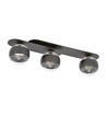 Plaza 3 Svart/Rand taklampa - Ø14 cm, E14, 230V, utan ljuskälla