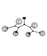 Space 6 Svart/Grafit taklampa - Ø14 cm, E14, 230V, utan ljuskälla