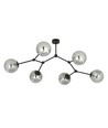 Space 6 Svart/Grafit taklampa - Ø14 cm, E14, 230V, utan ljuskälla