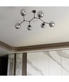 Space 6 Svart/Grafit taklampa - Ø14 cm, E14, 230V, utan ljuskälla