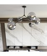 Space 6 Svart/Grafit taklampa - Ø14 cm, E14, 230V, utan ljuskälla