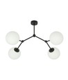 Space 4 Svart/Opal taklampa - Ø15 cm, E14, 230V, utan ljuskälla.
