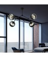 Space 4 Svart/Rand taklampa - Ø14 cm, E14, 230V, utan ljuskälla