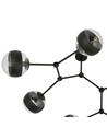 Space 6 Svart/Randig taklampa - Ø14 cm, E14, 230V, utan ljuskälla