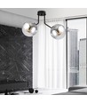 Nova 2 Svart/Grafit taklampa - Ø14 cm, E14, 230V, utan ljuskälla