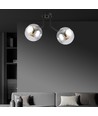 Nova 2 Svart/Grafit taklampa - Ø14 cm, E14, 230V, utan ljuskälla