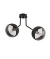 Nova 2 Svart/Rand taklampa - Ø14 cm, E14, 230V, utan ljuskälla