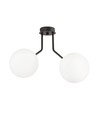 Nova 2 Svart/Opal taklampa - Ø15 cm, E14, 230V, utan ljuskälla