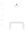 Nova 2 Svart/Opal taklampa - Ø15 cm, E14, 230V, utan ljuskälla