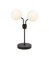 Nova LN2 Svart/Opal bordlampa - Ø15 cm, E14, 230V, utan ljuskälla