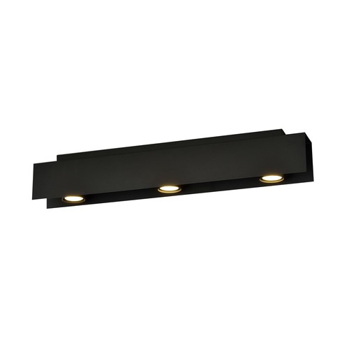 Kenno 3 Svart taklampa - GU10, 230V, utan ljuskälla