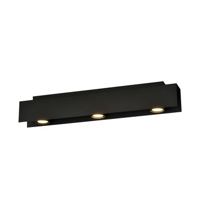 Kenno 3 Svart taklampa - GU10, 230V, utan ljuskälla