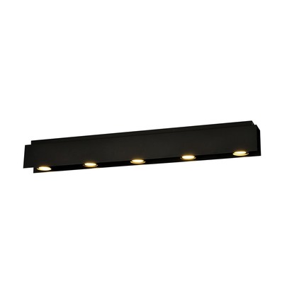 Kenno 5 Svart taklampa - GU10, 230V, utan ljuskälla