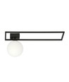 Imago 1B Svart/Opal taklampa - Ø15 cm, E14, 230V, utan ljuskälla