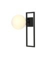 Imago 1D Svart/Opal taklampa - Ø15 cm, E14, 230V, utan ljuskälla