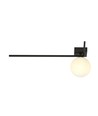 Imago 1F Svart/Opal taklampa - Ø15 cm, E14, 230V, utan ljuskälla