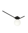 Imago 1F Svart/Opal taklampa - Ø15 cm, E14, 230V, utan ljuskälla