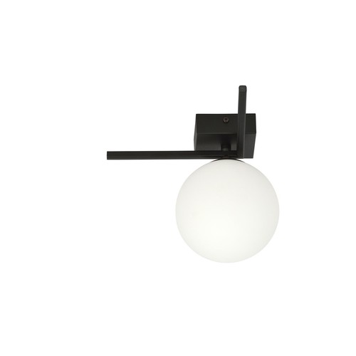 Imago 1G Svart/Opal taklampa - Ø15 cm, E14, 230V, utan ljuskälla