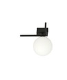 Imago 1G Svart/Opal taklampa - Ø15 cm, E14, 230V, utan ljuskälla