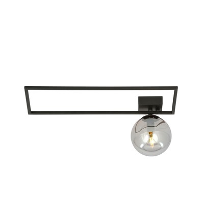 Imago 1A Svart/Grafit taklampa - Ø14 cm, E14, 230V, utan ljuskälla