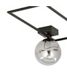 Imago 1A Svart/Grafit taklampa - Ø14 cm, E14, 230V, utan ljuskälla