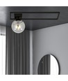 Imago 1B Svart/Grafit taklampa - Ø14 cm, E14, 230V, utan ljuskälla