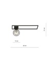 Imago 1B Svart/Grafit taklampa - Ø14 cm, E14, 230V, utan ljuskälla