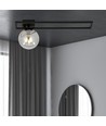 Imago 1C Svart/Grafit taklampa - Ø14 cm, E14, 230V, utan ljuskälla