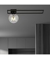 Imago 1C Svart/Grafit taklampa - Ø14 cm, E14, 230V, utan ljuskälla