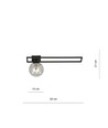 Imago 1C Svart/Grafit taklampa - Ø14 cm, E14, 230V, utan ljuskälla