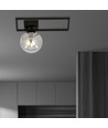 Imago 1D Svart/Grafit taklampa - Ø14 cm, E14, 230V, utan ljuskälla