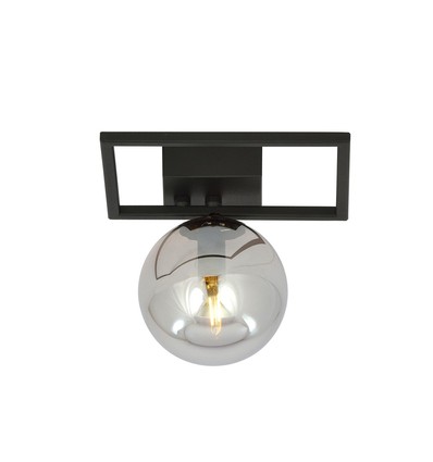 Imago 1E Svart/Grafit taklampa - Ø14 cm, E14, 230V, utan ljuskälla