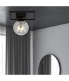 Imago 1E Svart/Grafit taklampa - Ø14 cm, E14, 230V, utan ljuskälla