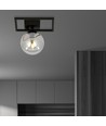 Imago 1E Svart/Grafit taklampa - Ø14 cm, E14, 230V, utan ljuskälla
