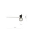 Imago 1F Svart/Grafit taklampa - Ø14 cm, E14, 230V, utan ljuskälla
