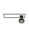 Imago 1A Svart/Rand taklampa - Ø14 cm, E14, 230V, utan ljuskälla