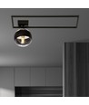 Imago 1A Svart/Rand taklampa - Ø14 cm, E14, 230V, utan ljuskälla